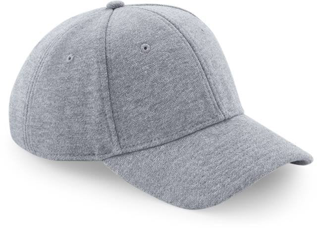 Beechfield Jersey Athleisure Baseball Cap – Heather Grey