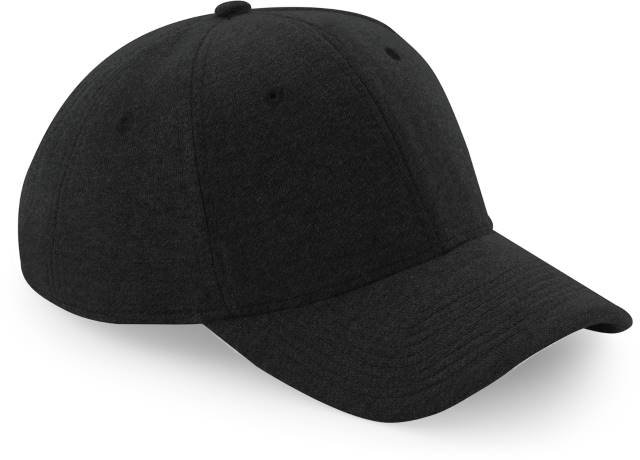 Beechfield Jersey Athleisure Baseball Cap – Black