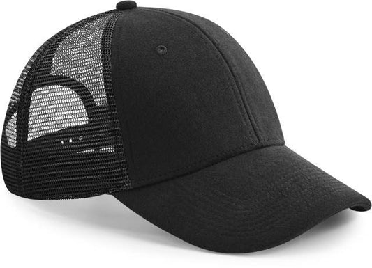 Beechfield Jersey Athleisure Trucker Cap – Black