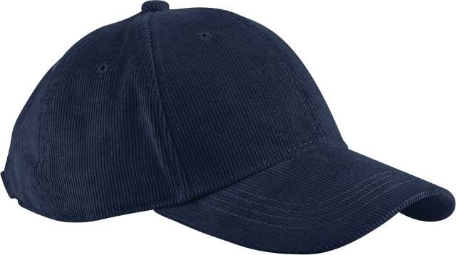 Beechfield EarthAware® Organic Cord Baseball Cap – Oxford Navy