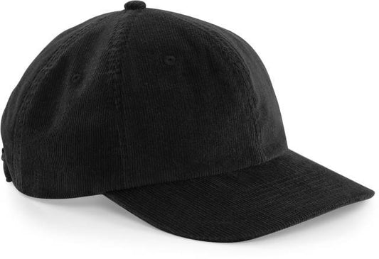 Beechfield Heritage Cord Cap – Black
