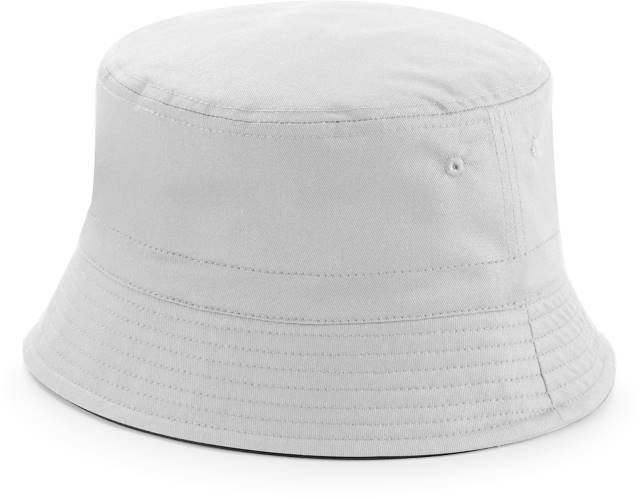 Beechfield Reversible Bucket Hat – Black / Light Grey