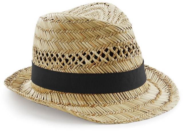 Beechfield Straw Summer Trilby – Natural
