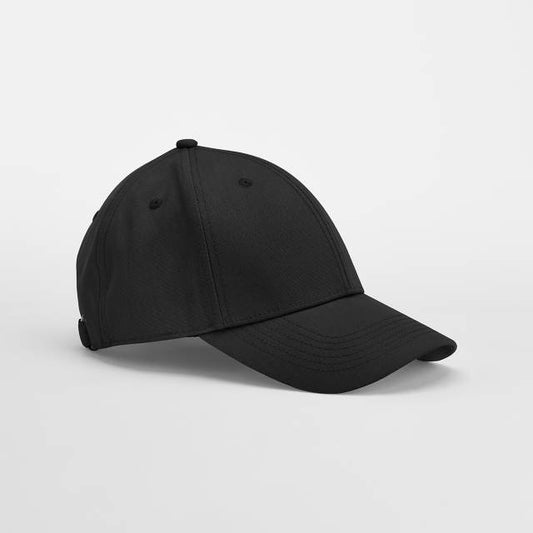 Beechfield EarthAware® Organic Cotton Canvas 6 Panel Cap – Black