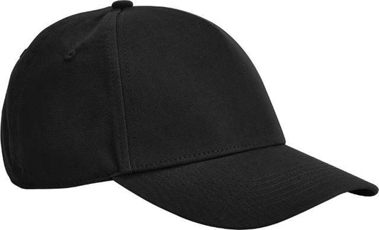 Beechfield EarthAware® Classic Organic Cotton 5 Panel Cap – Black