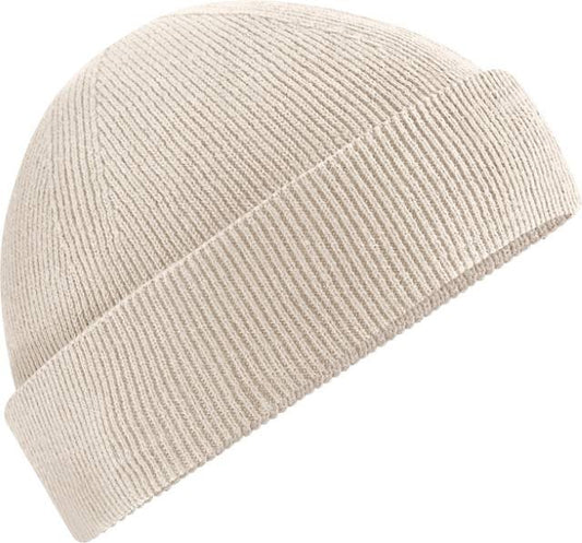 Beechfield Organic Cotton Fisherman Beanie – Almond