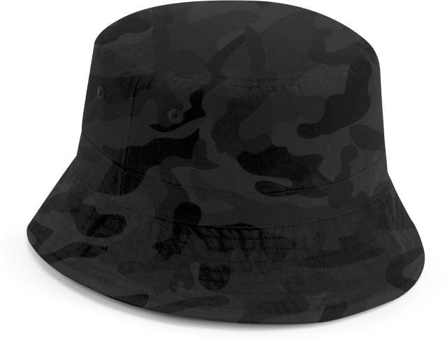 Beechfield Recycled Polyester Bucket Hat – Midnight Camo