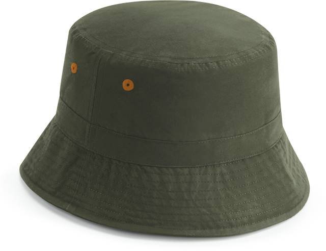 Beechfield Recycled Polyester Bucket Hat – Olive Green