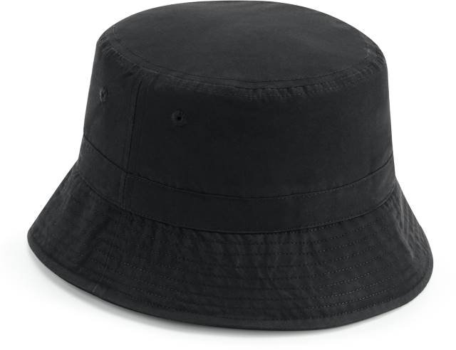 Beechfield Recycled Polyester Bucket Hat – Black