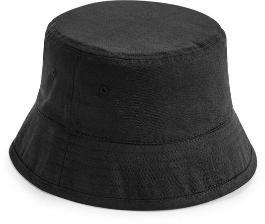 Beechfield Organic Cotton Bucket Hat – Black