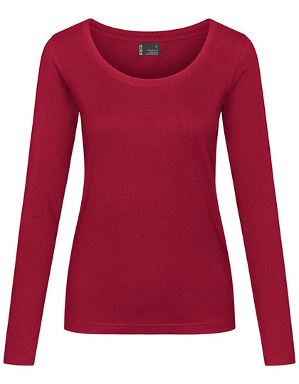 EXCD by Promodoro Women's T-Shirt Long Sleeve – Granat