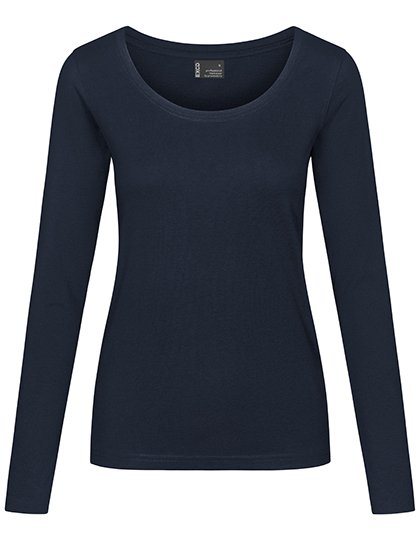 EXCD by Promodoro Women's T-Shirt Long Sleeve – Navy