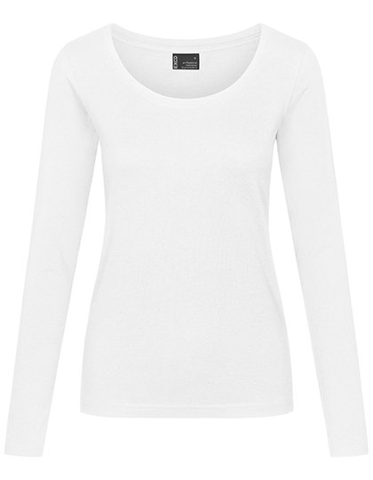 EXCD by Promodoro Women's T-Shirt Long Sleeve – White