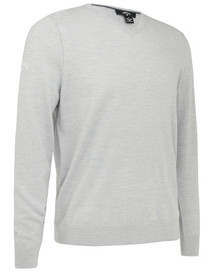Callaway Men's V-Neck Merino Sweater – Pearl Blue