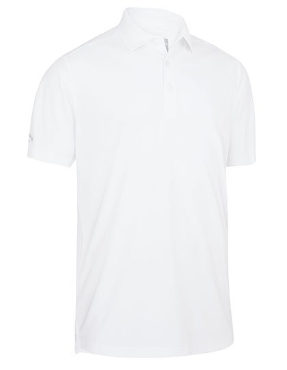 Callaway Men's Tournament Polo – Bright White