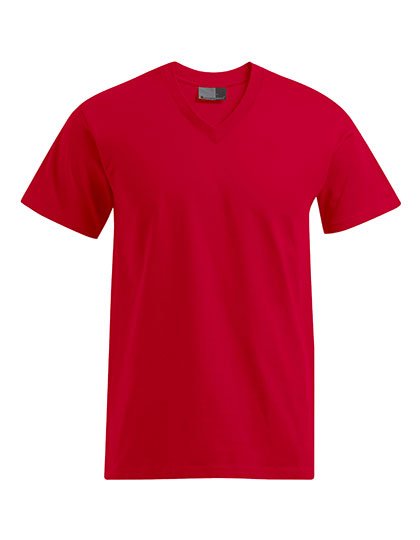 Promodoro Premium V-Neck-T – Fire Red