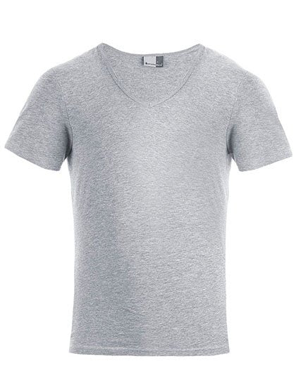 Promodoro Men's Slim Fit V-Neck-T – Sports Grey (Heather)