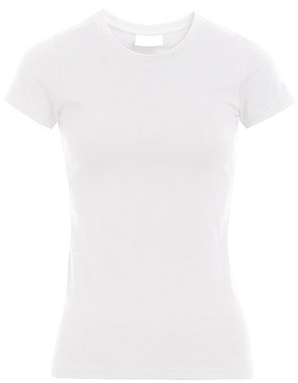 Promodoro Women's Slim Fit-T – White