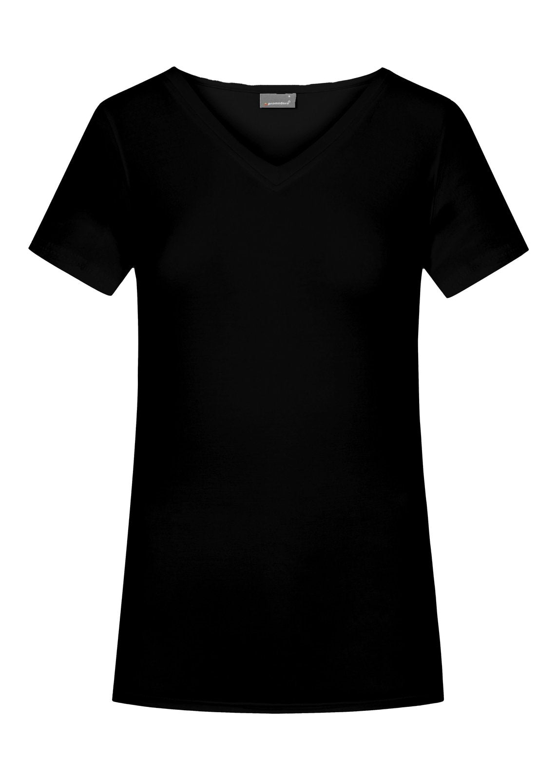 Promodoro Women's Slim Fit V-Neck-T Long