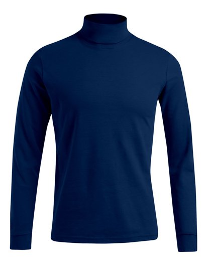 Promodoro Men's Turtleneck-T Long Sleeve – Navy