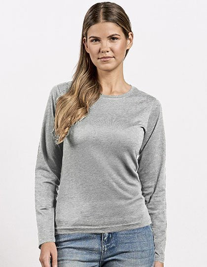 Promodoro Women's Premium-T Longsleeve – Sports Grey (Heather)