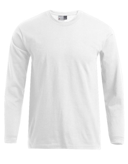 Promodoro Men's Premium-T Long Sleeve – White