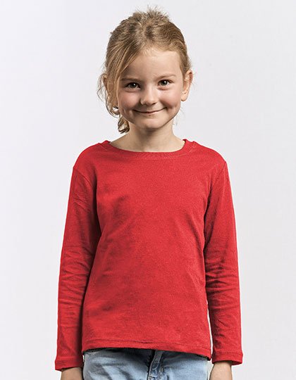 Promodoro Kid's Premium-T Longsleeve – Fire Red