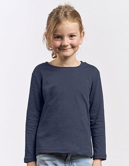 Promodoro Kid's Premium-T Longsleeve – Navy