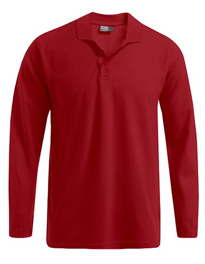 Promodoro Men's Heavy Polo Long Sleeve – Fire Red
