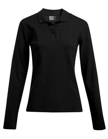 Promodoro Women's Heavy Polo Long Sleeve – Black