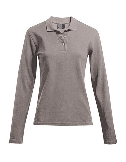 Promodoro Women's Heavy Polo Long Sleeve – Steel Gray