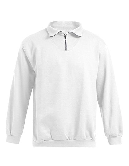 Promodoro Men's New Troyer Sweater – White