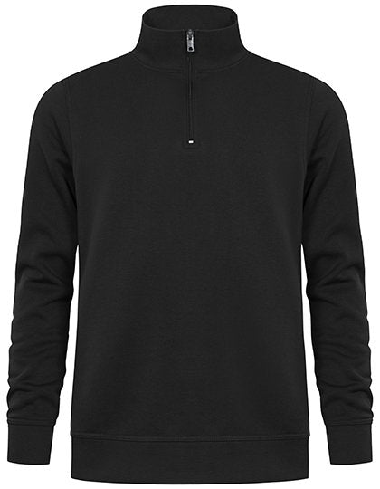 Promodoro Unisex Troyer Side Pocket – Black