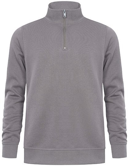 Promodoro Unisex Troyer Side Pocket – Steel Gray