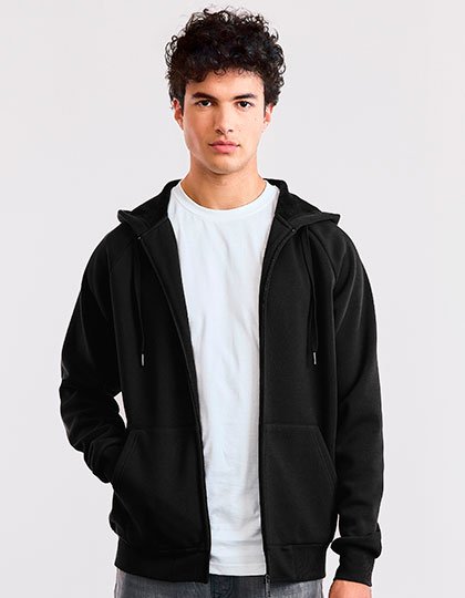 Promodoro Unisex Heavy Hoodie Jacket – Black