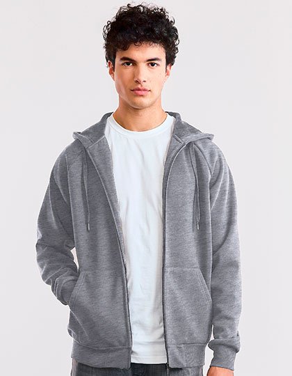 Promodoro Unisex Heavy Hoodie Jacket – Heather Grey