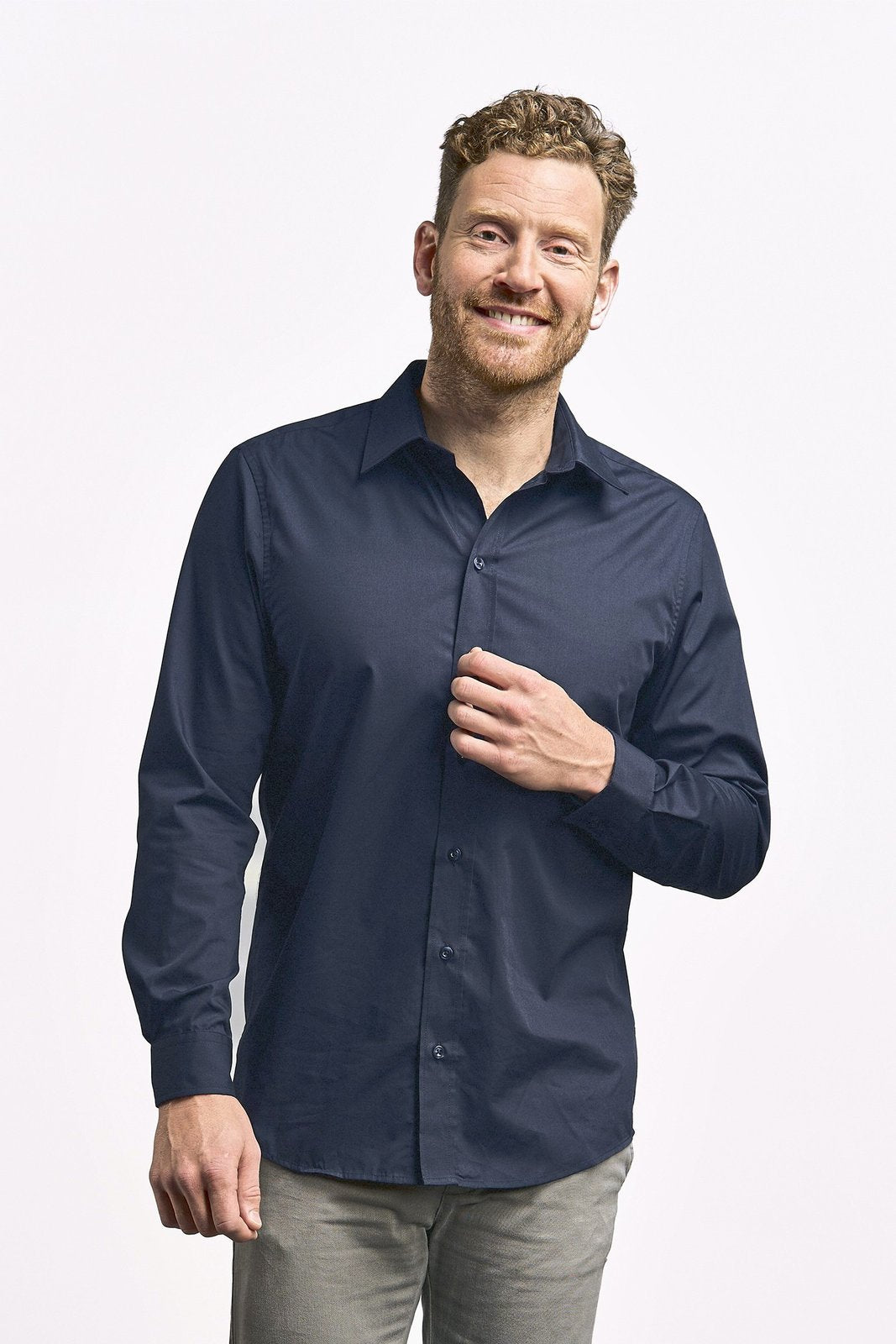 Promodoro Men's Poplin Shirt Long Sleeve