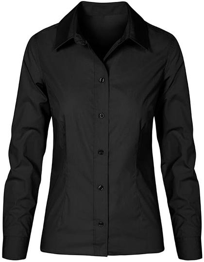 Promodoro Women's Poplin Shirt Long Sleeve – Black