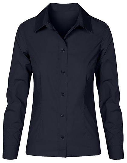 Promodoro Women's Poplin Shirt Long Sleeve – Navy