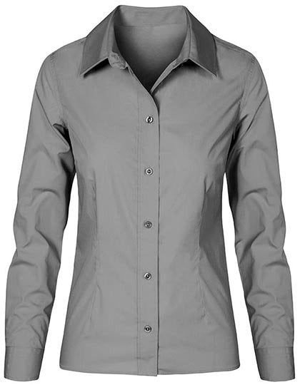 Promodoro Women's Poplin Shirt Long Sleeve – Steel Grey (Solid)
