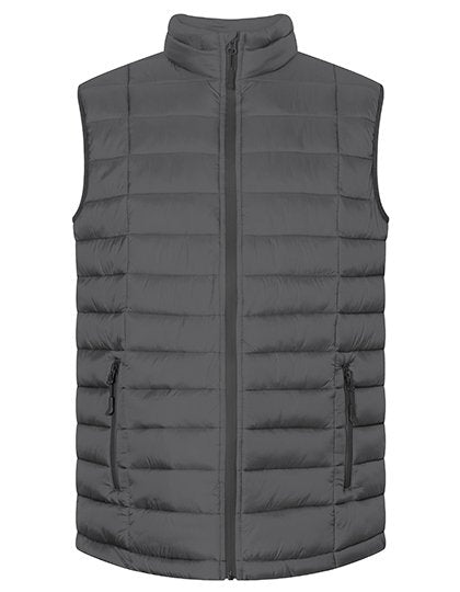 Promodoro Men's Padded Vest – Steel Gray