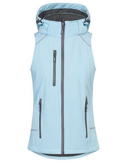 Promodoro Women's Softshell Vest – Ice Blue