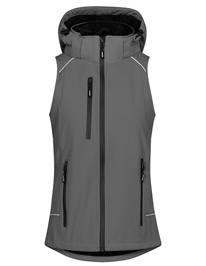 Promodoro Women's Softshell Vest – Steel Gray