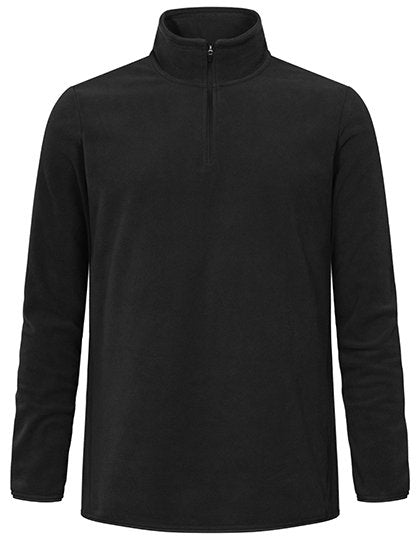 Promodoro Men's Recycled Fleece Troyer – Black