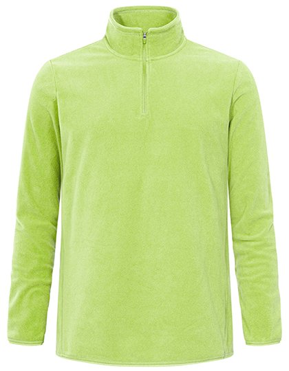 Promodoro Men's Recycled Fleece Troyer – Lime Green