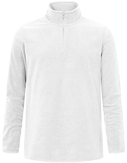 Promodoro Men's Recycled Fleece Troyer – White