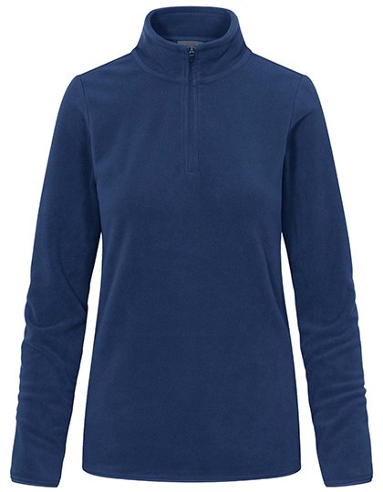 Promodoro Women's Recycled Fleece Troyer – French Navy