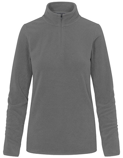 Promodoro Women's Recycled Fleece Troyer – Steel Gray