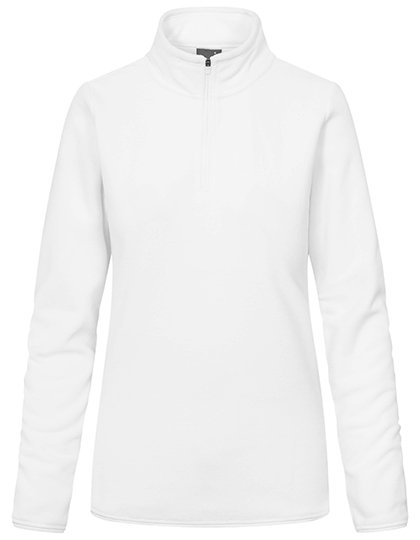 Promodoro Women's Recycled Fleece Troyer – White