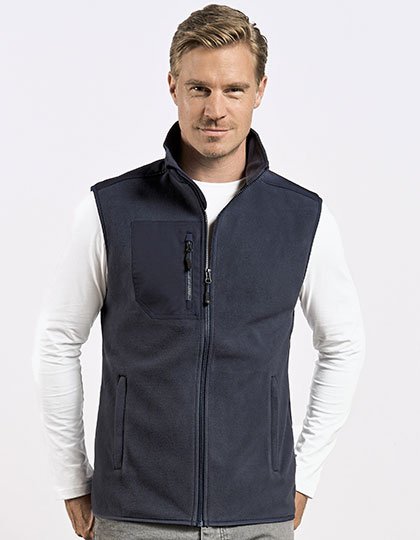 Promodoro Men's Canvas Fleece Vest – Navy